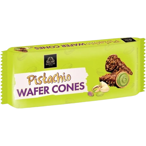 Bardollini Pistachio Wafer Cones, 100g