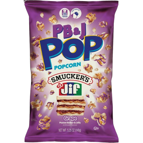Candy Pop Popcorn PB&J Grape, 149g